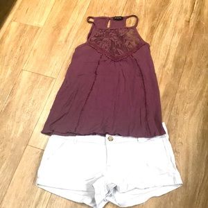 Tank top and shorts